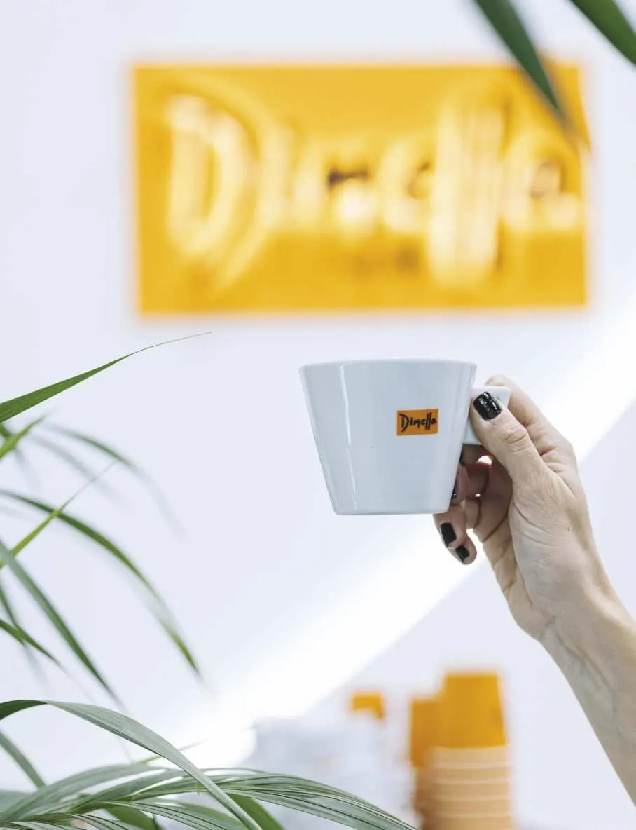 Dimello cup and promotional material